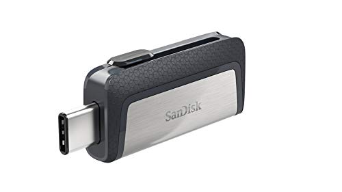 SanDisk 128GB Ultra Dual Drive USB Type-C Flash Drive with reversible USB Type-C and USB Type-A connectors, for smartphones, tablets, Macs and computers