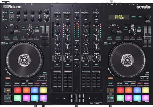 Controlador de DJ Roland DJ-707M — Una consola de sonido con livestreaming integrado