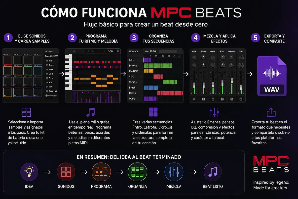Cómo usar MPC Beats para crear un beat