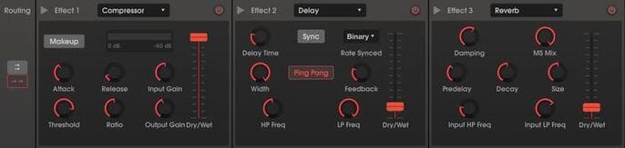 efectos digitales del jupiter 8 v