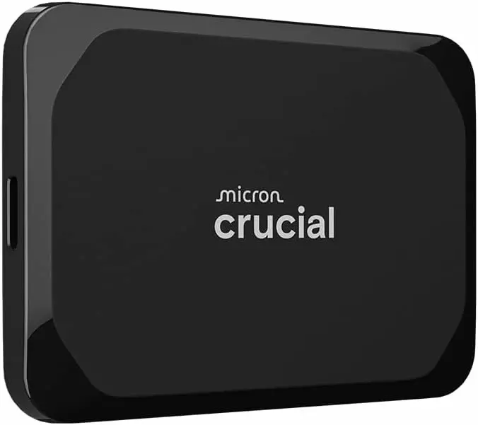 Crucial X9 Pro SSD externo negro para producción musical y DJs