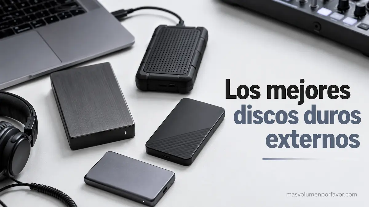 Los mejores discos duros externos para guardar proyectos, samples y música