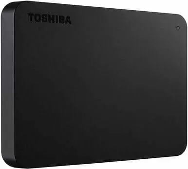 disco duro Toshiba negro