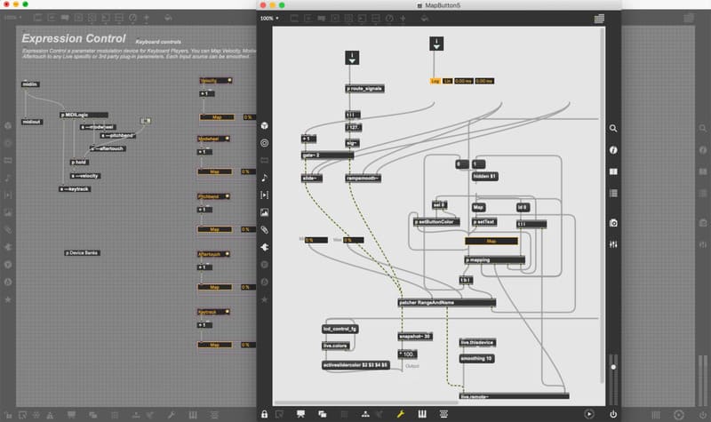 conexiones en max for live