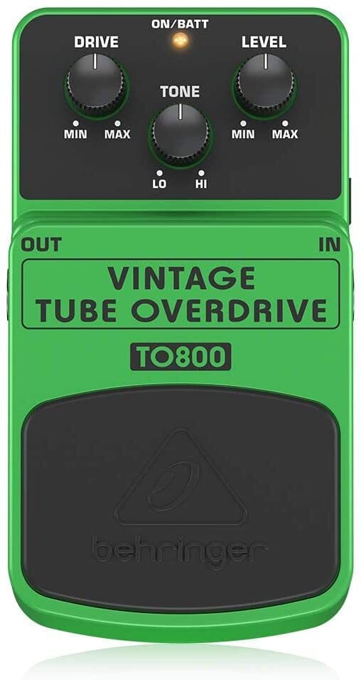 pedal de tubo overdrive vintage