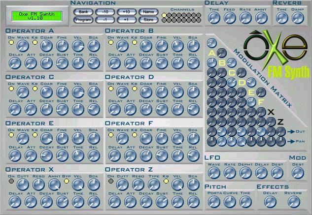 sintetizador fm multitimbre gratuito