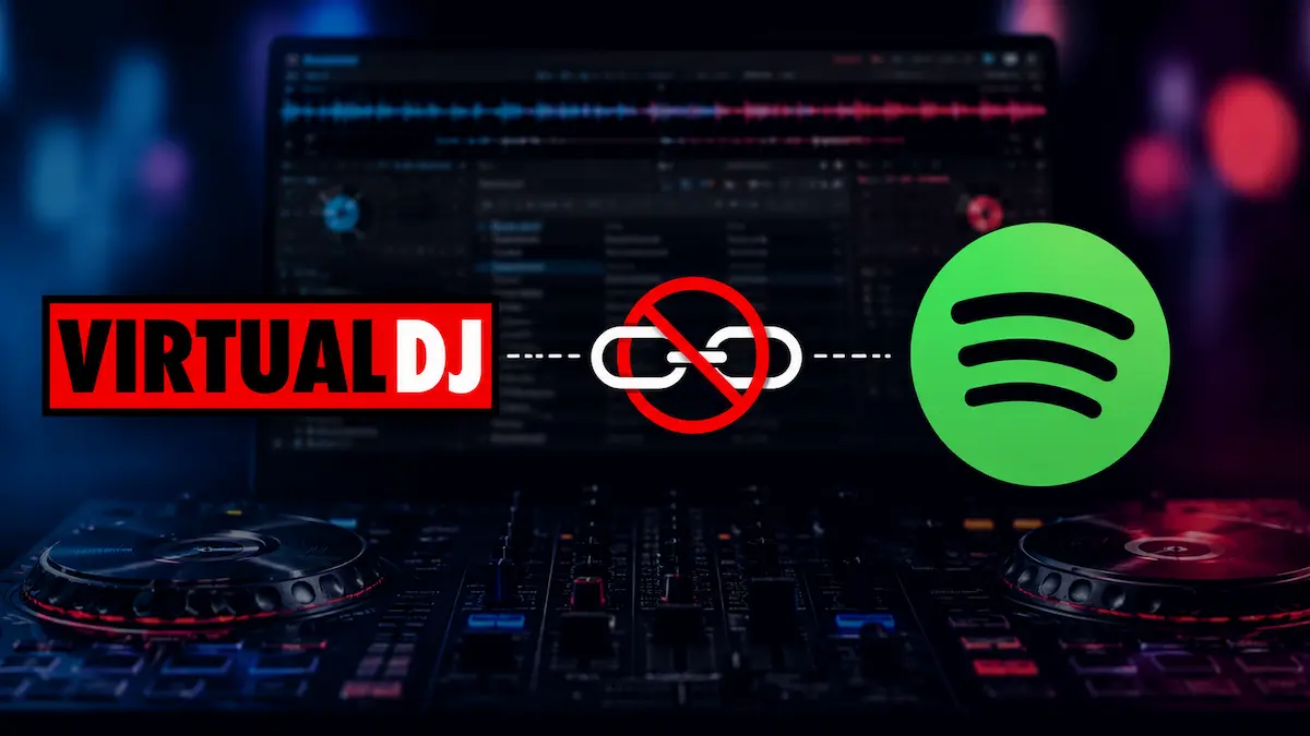 Virtual DJ Spotify sin integración oficial en 2026