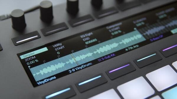 pantalla de ableton push 2