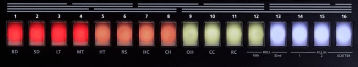 secuenciador de la roland tr8s
