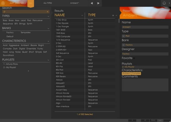 presets del arp 2600 v