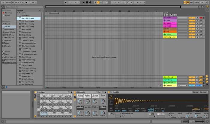 plantilla daw en ableton