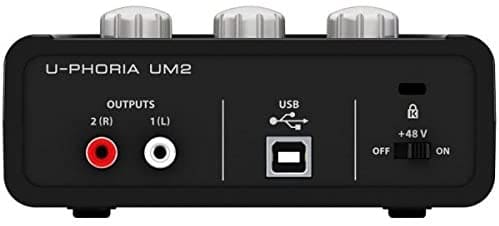 parte trasera de la U-Phoria UM2