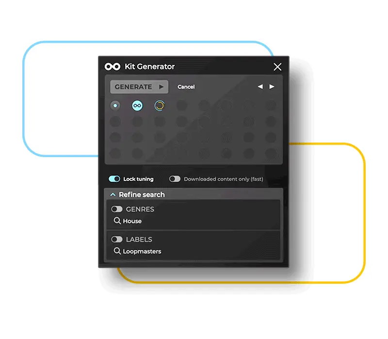 generador de ritmos de loopcloud
