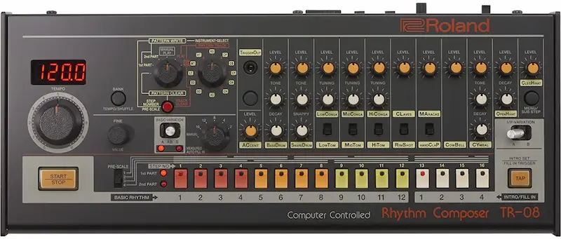 Caja de ritmos analógica Roland TR-08
