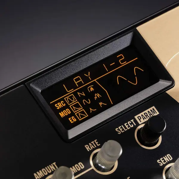 Pantalla LCD del Volca Drum