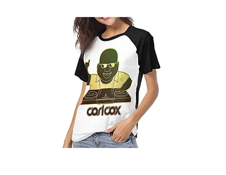 camiseta de mujer del dj carl cox