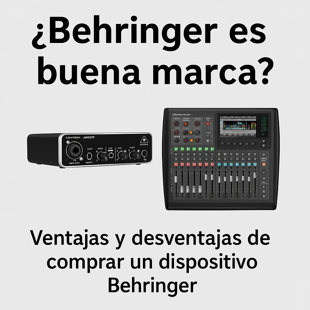 ¿Behringer es buena marca? Comparativa visual entre dispositivos Behringer