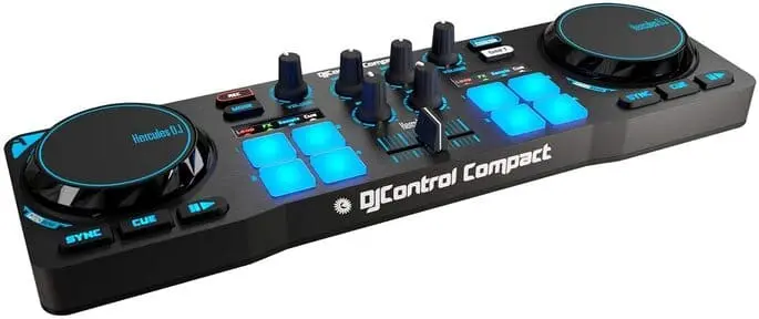 controlador dj hercules compact