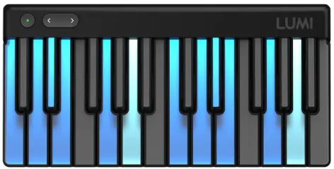 Teclado MIDI multi color