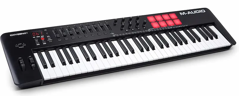 Teclado MIDI Oxygen 61 mkv