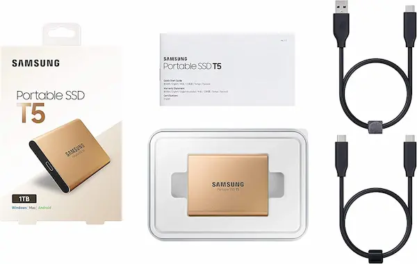 Pack Samsung SSD T5