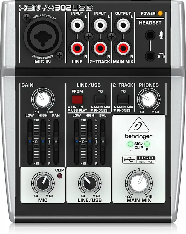 mezclador Behringer XENYX 302USB