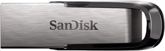 Memoria flash San Disk plateada