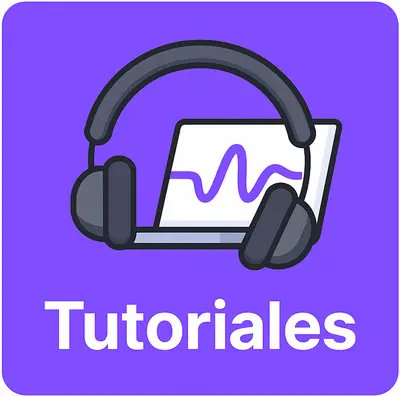 Tarjeta de tutoriales para aprender producción musical