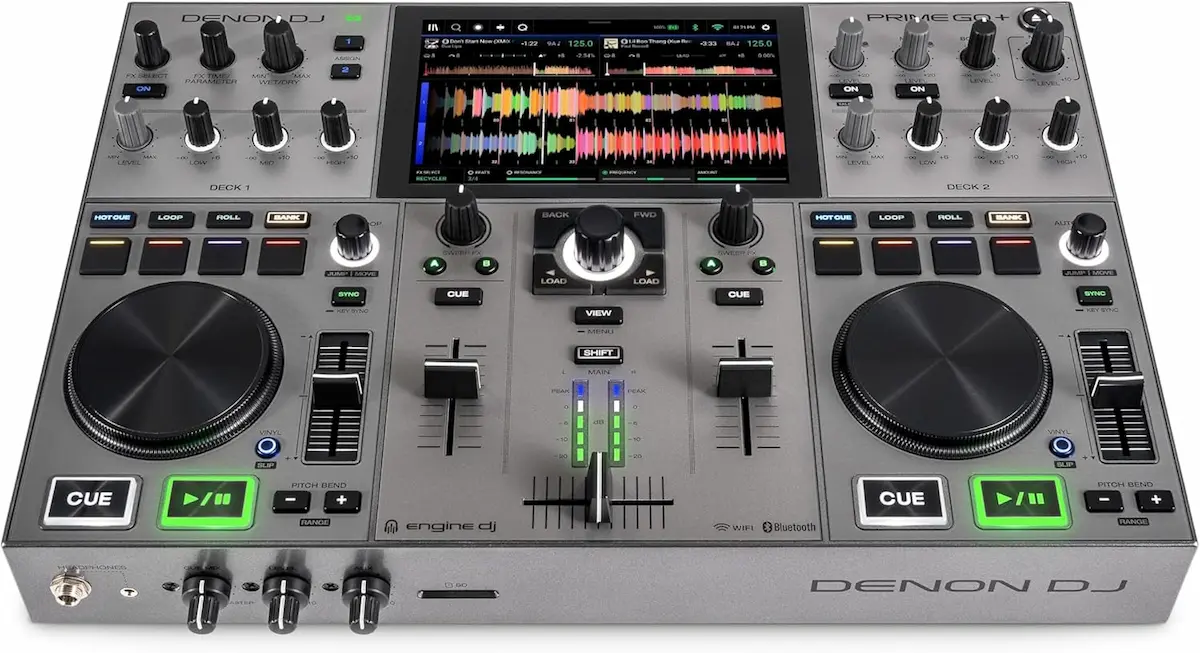 Denon DJ Prime 4+ con pantalla táctil de 10,1 pulgadas y cuatro canales