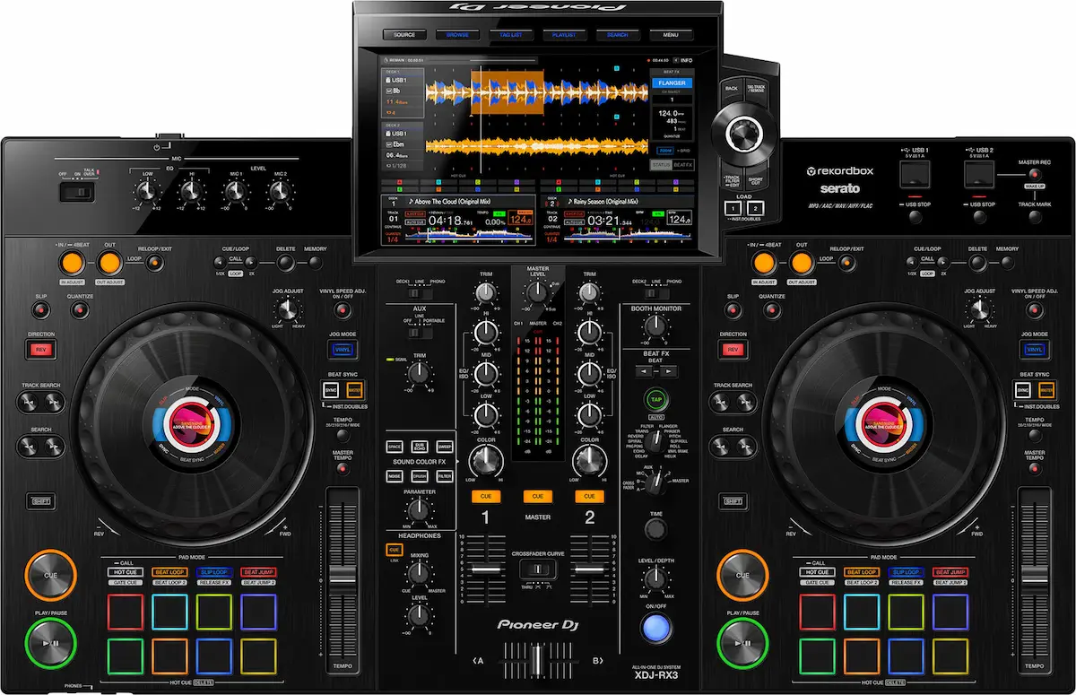 Pioneer DJ XDJ-RX3 con pantalla táctil de 10,1 pulgadas y sistema autónomo de dos canales