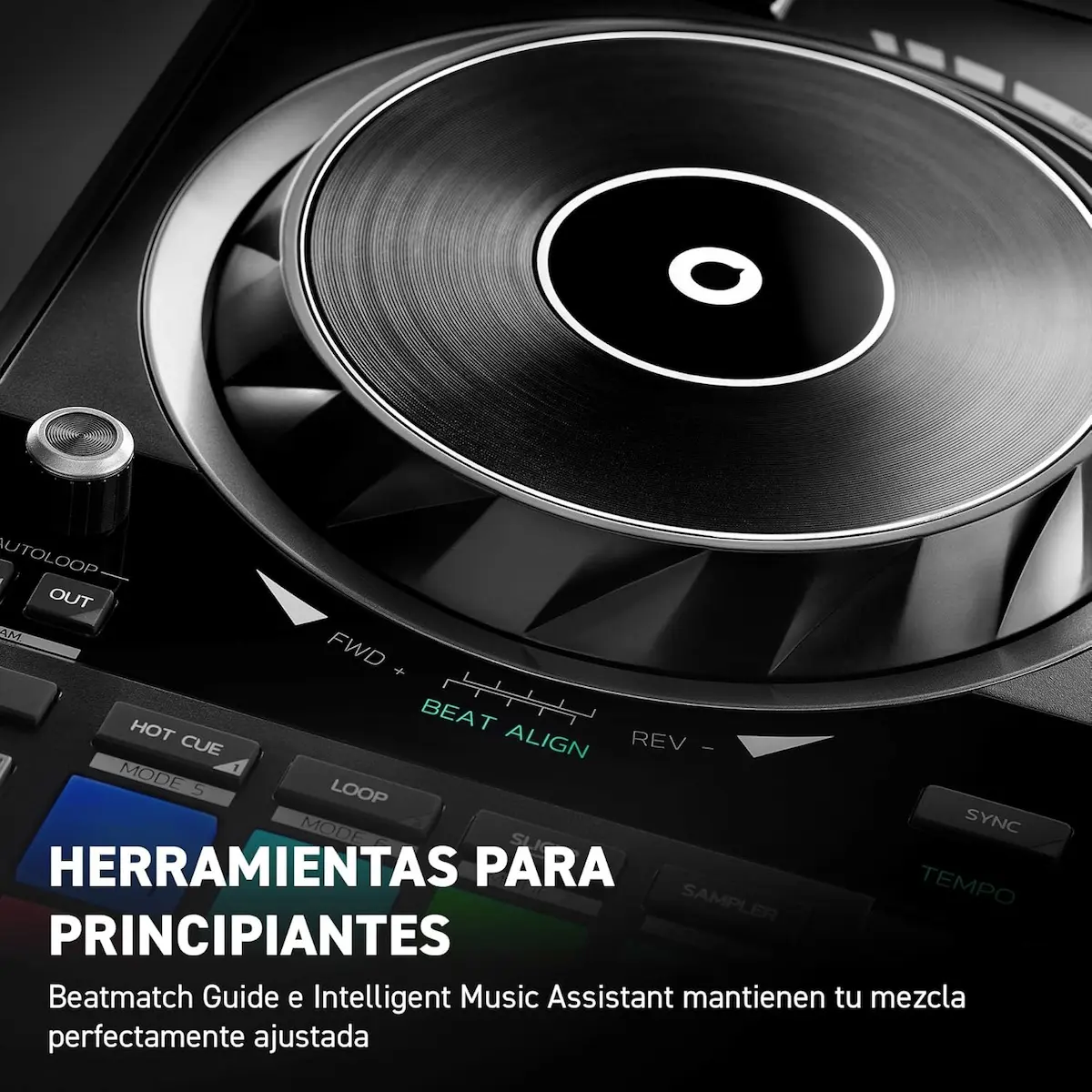 Beatmatch Guide de la Hercules Inpulse 500 para aprender a cuadrar canciones
