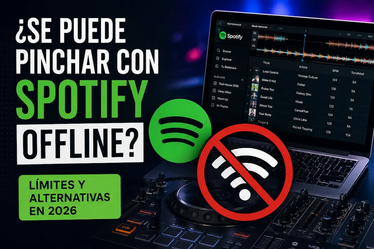 ¿Se puede pinchar con Spotify offline en 2026?