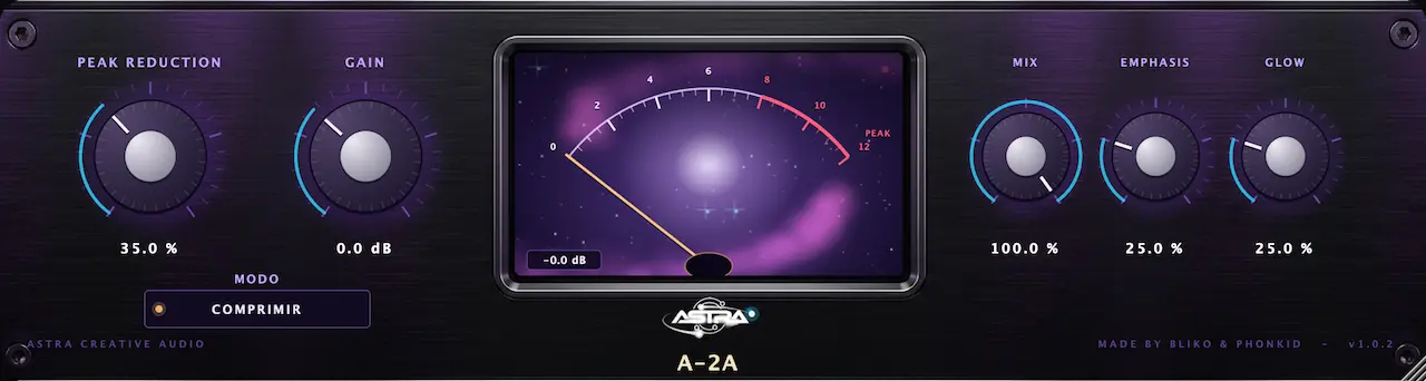 Astra A-2A review del compresor óptico gratis