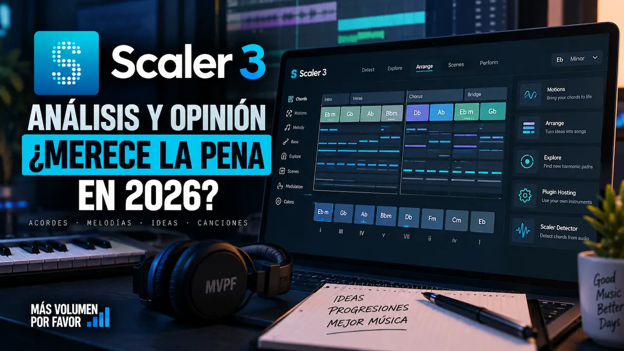 Scaler 3 análisis y opinión del plugin de acordes y composición musical