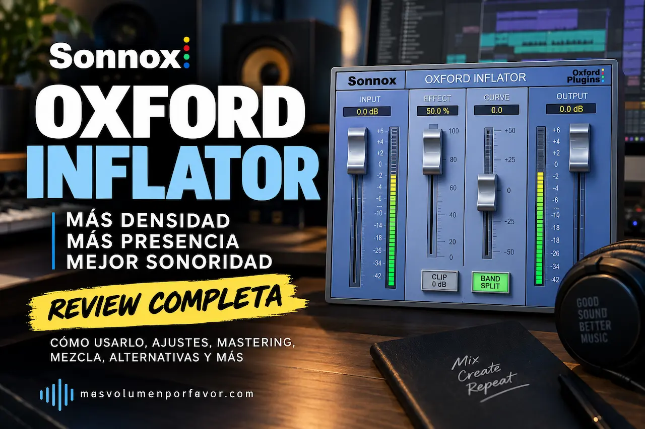 Sonnox Oxford Inflator plugin para mezcla y mastering