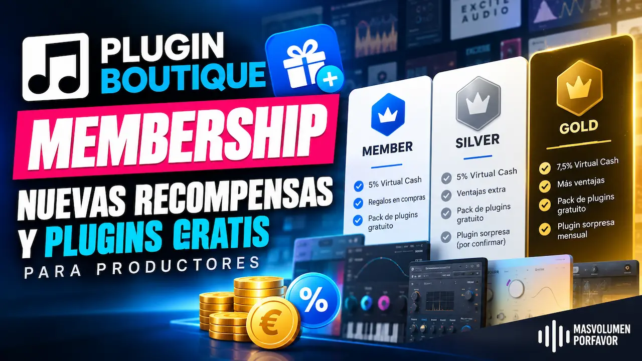 Plugin Boutique lanza Membership: nuevas recompensas y plugins gratis para productores