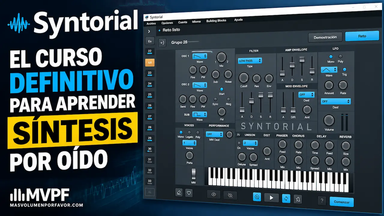Syntorial: mi experiencia aprendiendo síntesis de sonido